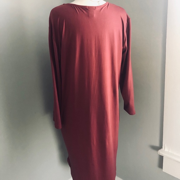 Soft Lace Up L/S Dress - Picture 5 of 6